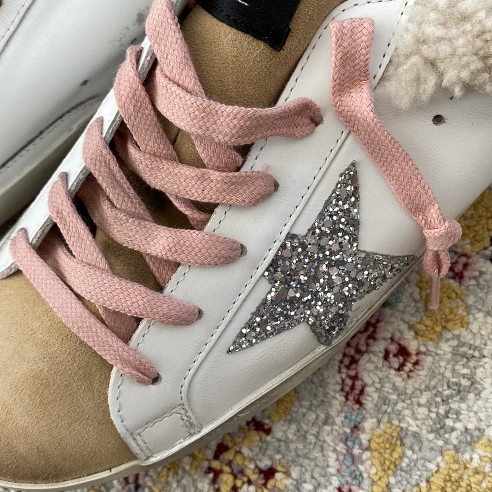 Golden Goose Superstar Sabot Sherpa slide mules Sz 40 - Picture 7 of 12